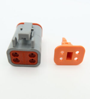 Deutsch 4 Pin Socket + Wedge